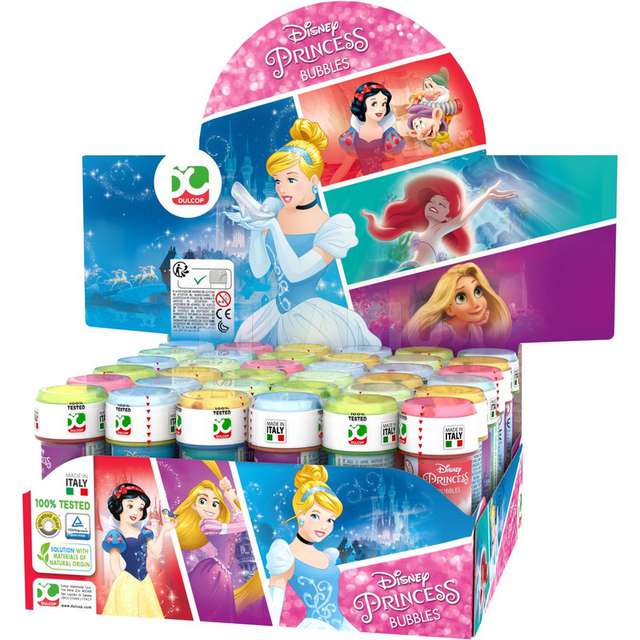 Bolle di sapone principessa 60 cl. 4 assortiti - Principale