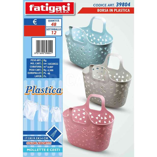 Borsa in plastica 17,5*19,5*14 cm - Principale