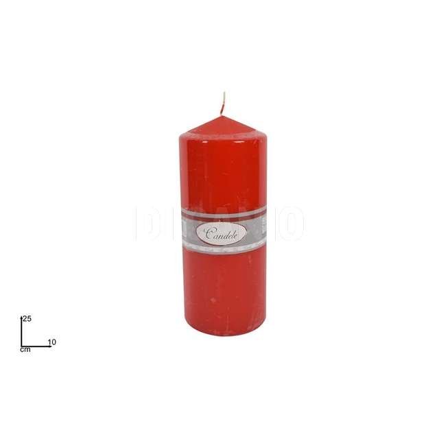 Candela 25x10 cm. rosso - Principale