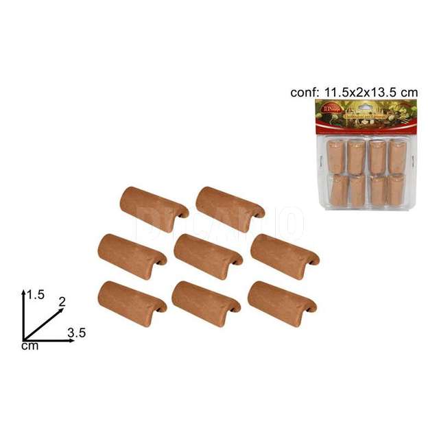 Tegole 8pz terracotta - Principale