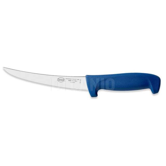 Coltello disosso curvo stretto flex cm.15 meat sanelli - Principale