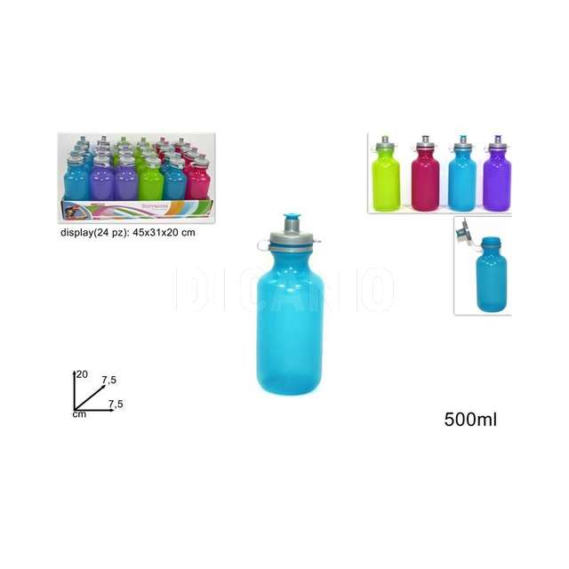 Borraccia 500ml in display colori assortiti - Principale