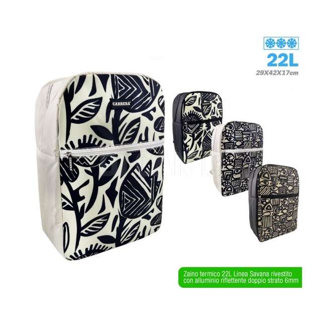 Zainetto termico savana lt.22 cm.29x42x17 carrera. - Principale