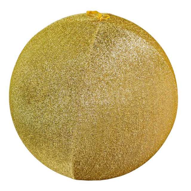 Sfera gonfiabile tessuto effetto glitter oro diam. 60h60 - Principale