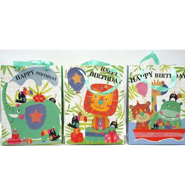 Borsa carta grande 42x31x12 3 assortito - Principale