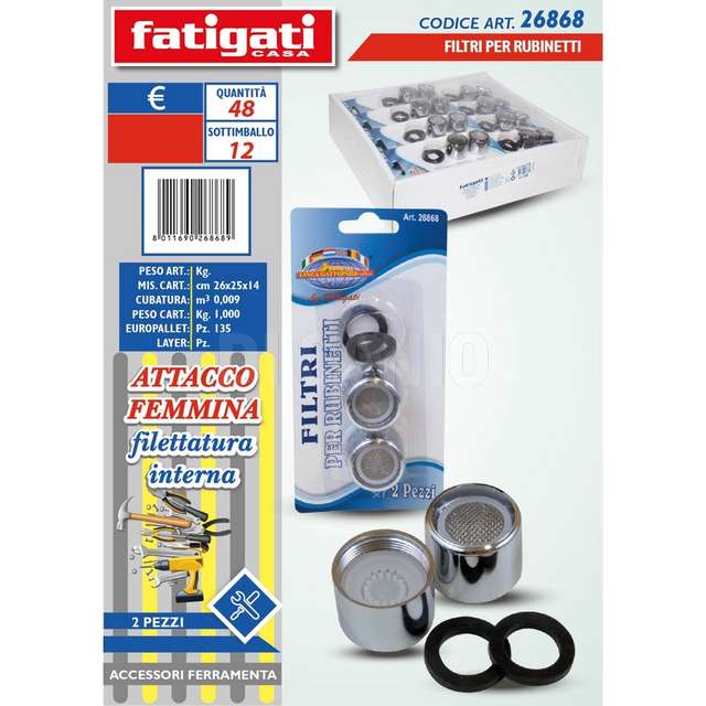 Filtri x rubinetti 2pz. - Principale