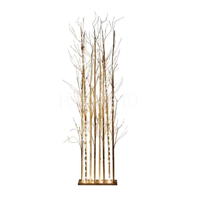 Boschetto x 8 c/520 luci h.220 cm gold - Principale