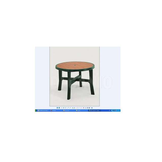 Tavolo ebro wood tondo proservice - Principale