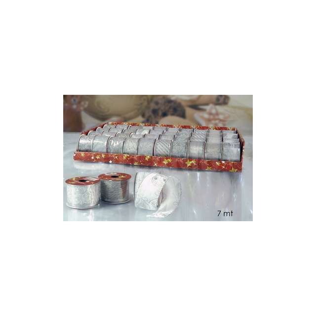 Nastro cm.5x2.7 silver in display (40_240) gt - Principale