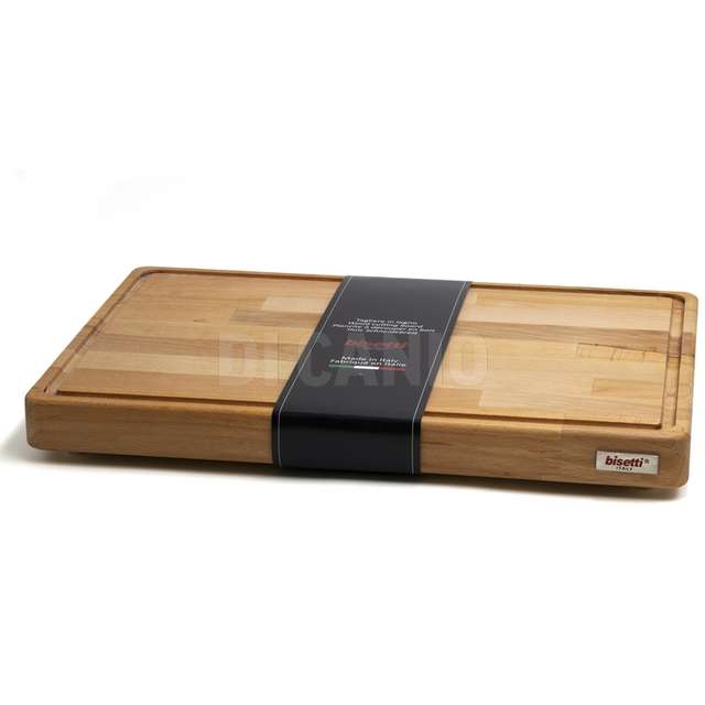 Tagliere rettangolare in faggio cm.45x30x4 bisetti - Principale