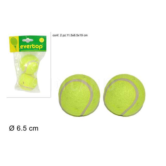 Palle da tennis set 2 pz - Principale