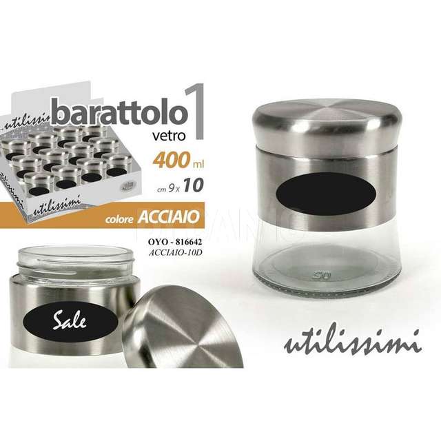 Barattolo s/s 400 ml acciaio - Principale