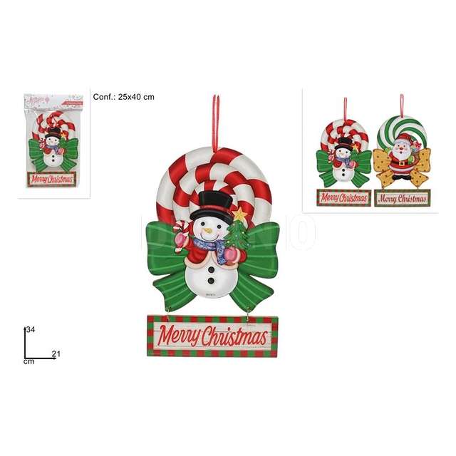 Appendini soggetti natalizi merry chirstmas 2 ass.. - Principale