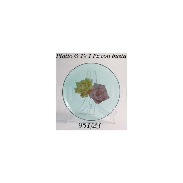 Piatto c_2 rose (12) c3a.-951-23- - Principale