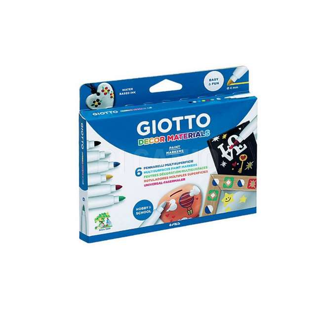 Astuccio 6 giotto decor materials - Principale