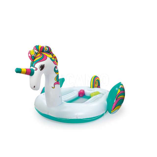 Isola gigante fashion unicorno fantasy cm. 590x404 con sedute best way - Principale
