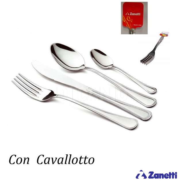 Cravatta 2 coltelli tavola leonardo zanetti - Principale