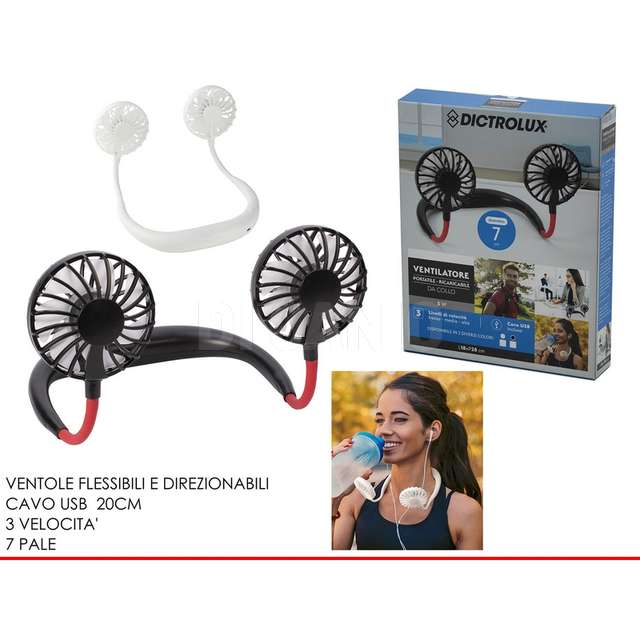 Ventilatore da collo usb ric.2ass. - Principale