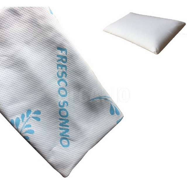 Federa fresco sonno aloe azzurro 80x50 asko - Principale