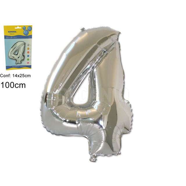 Pallone elio numero 4 silver due esse - Principale