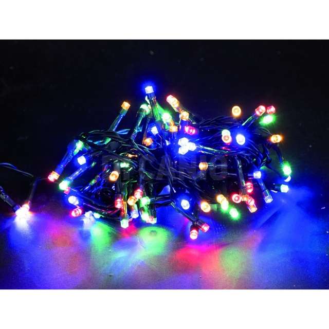 100 led mcolor con motore e trasformatore per esterno mt.5+5 - Principale