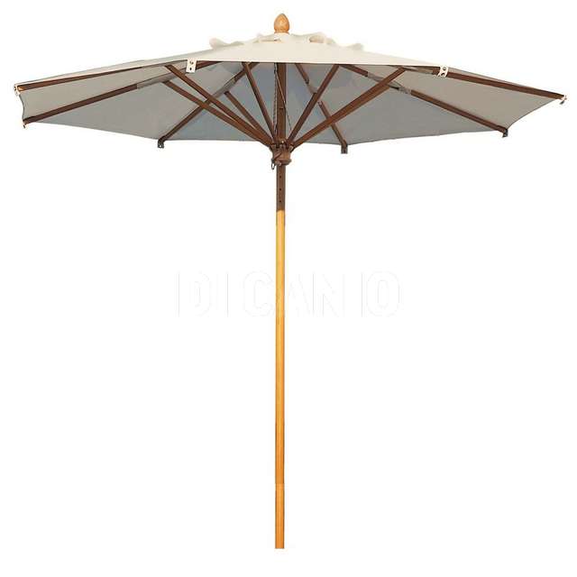 Ombrellone palladio st 2.5 acr ecru paloin legno iroko per contract - Principale
