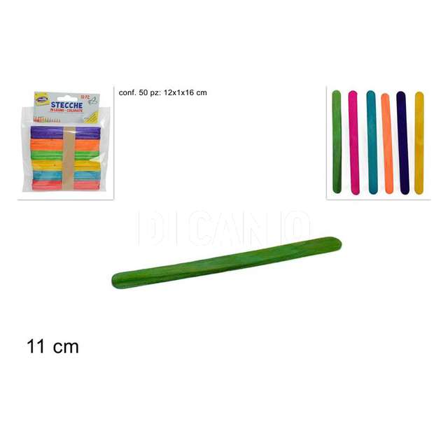 Stecche colorate 50pz colorati d.e.se. - Principale