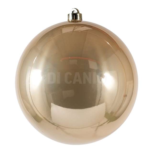 Box 4 sfere plastica mm.100 col. beige - Principale