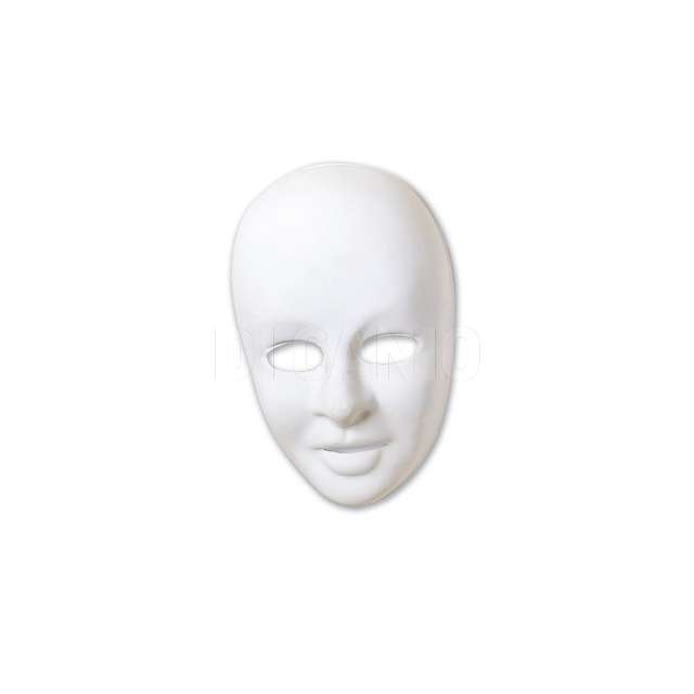 Maschera bianca lusso donna fiori 68538 - Principale