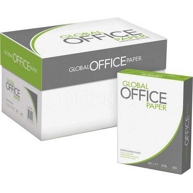 Carta fotocopia a 4 500 fogli risma global office - Principale