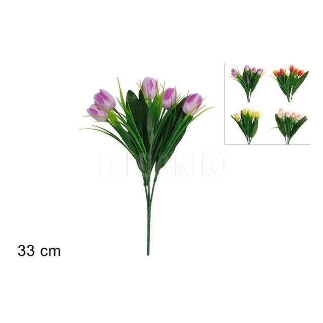 Stelo tulipano cm.33 4 colori - Principale