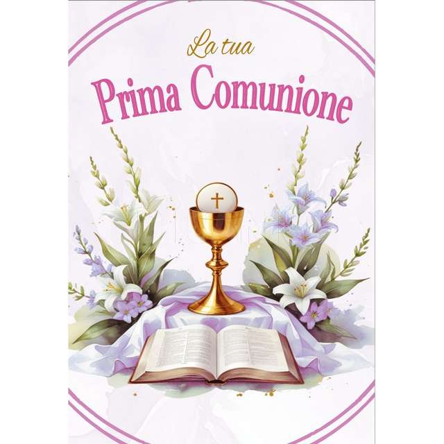 Bigliettino flash card comunione - Principale