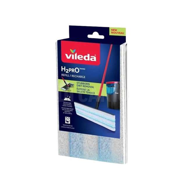 Ricambio pad microfibra flatmop refil lavabile vileda - Principale
