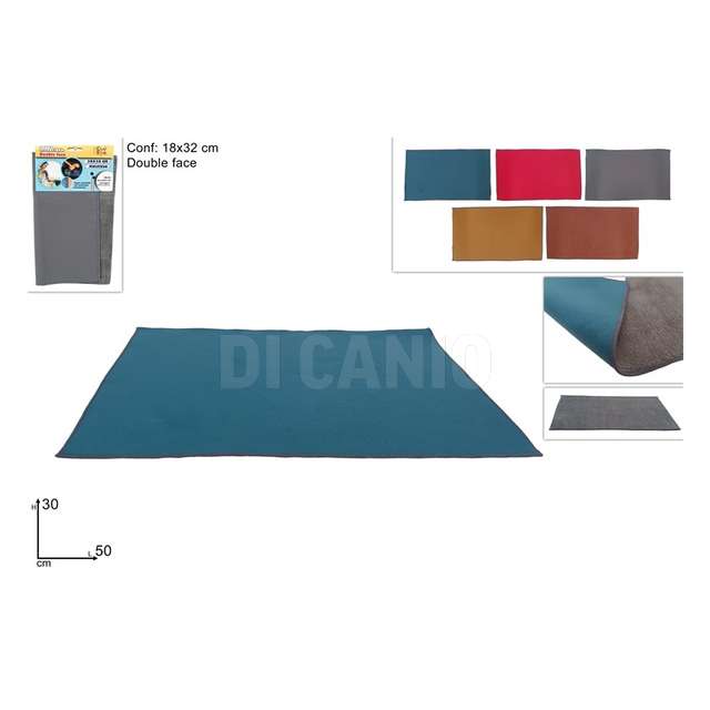 Panno microfibre multiuso cm.30x50 colori assortiti - Principale