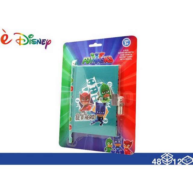 Diario segreto c_matita pj mask 25x18 eol. - Principale