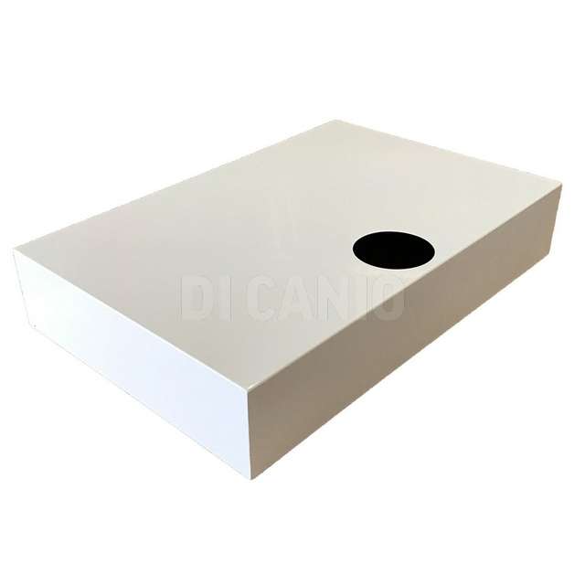 Carter copribase dark bianco 100x72x20h zincato verniciato a polvere per astro - Principale