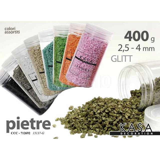 Pietre 2.5-4,mm 400 g glitter - Principale