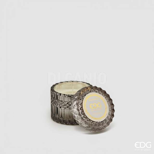 Candela crystal c/vaso h8 basilico e menta - Principale