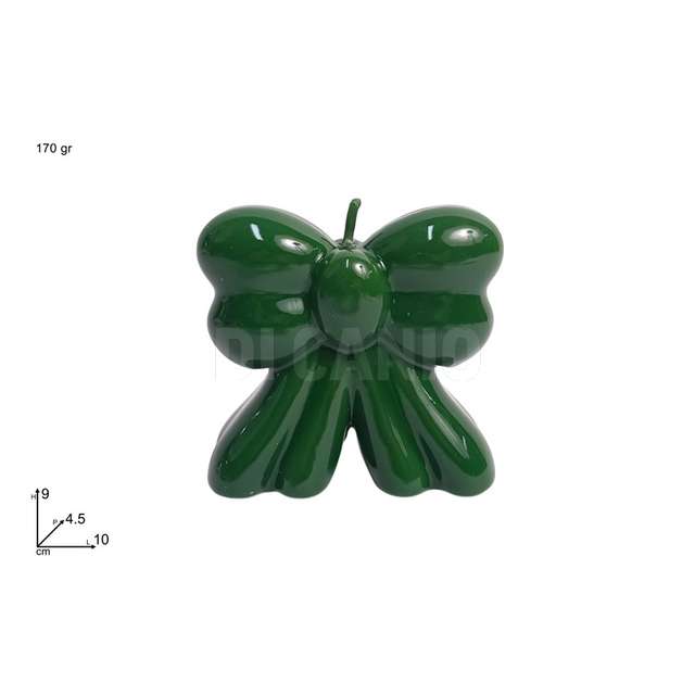 Candela fiocco 170gr verde - Principale