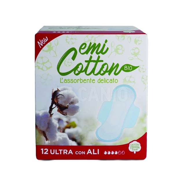 Assorbenti cottone ult. ali emi 12 pz - Principale