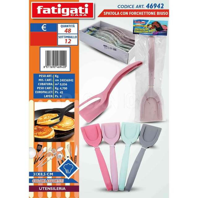 Spatola con forchettone biuso - Principale
