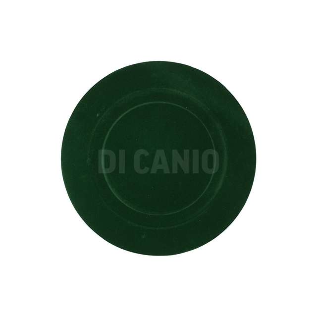 Sottopiatto velluto 32,7cm verde sc. - Principale