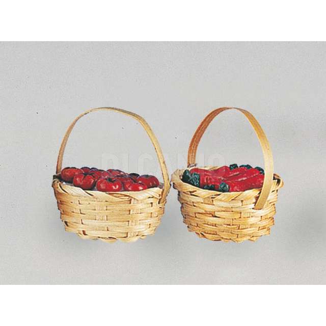 Cestino con frutta cm.4 5x6 mod.ass.in blister - Principale