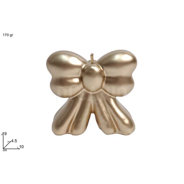 Candela fiocco 170gr oro - Principale