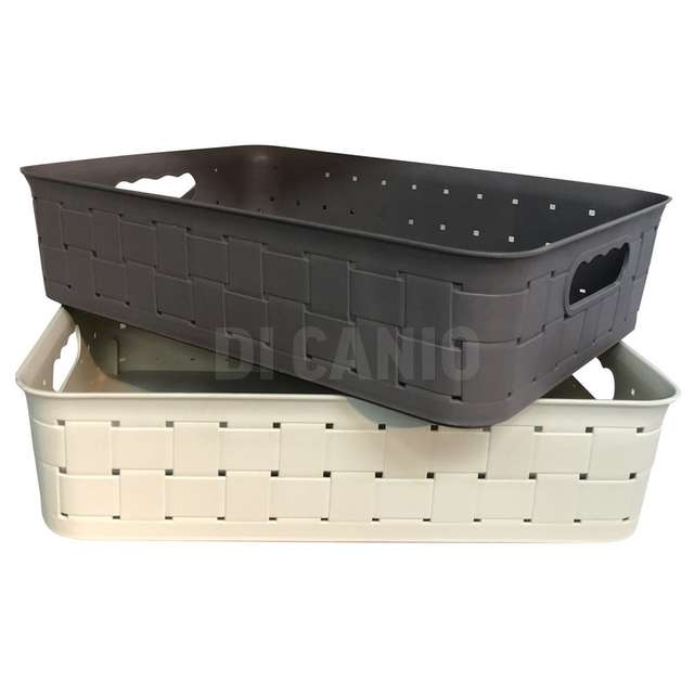 Cesta country rett. grande bassa cm.37.6x27.7x9.5 lt.7.5 - Principale