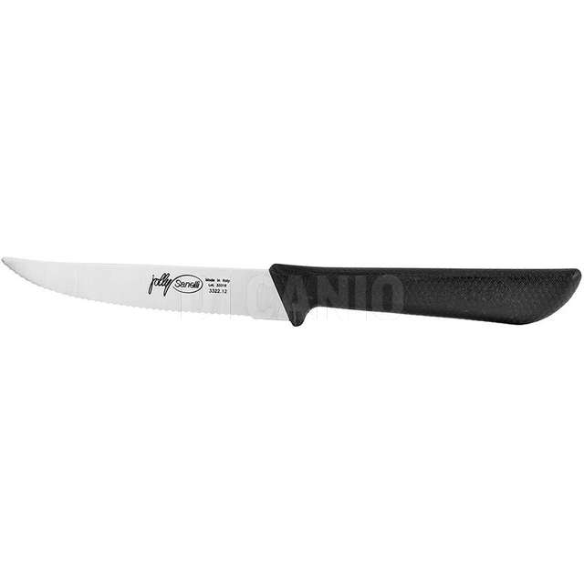 Coltello costata cm.12 microsegh. nero jolly - Principale