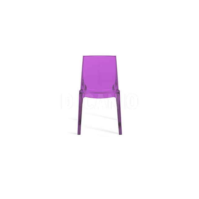 Sedia femme fatale trasparente malva grandsoleil.-s6317trmav - Principale
