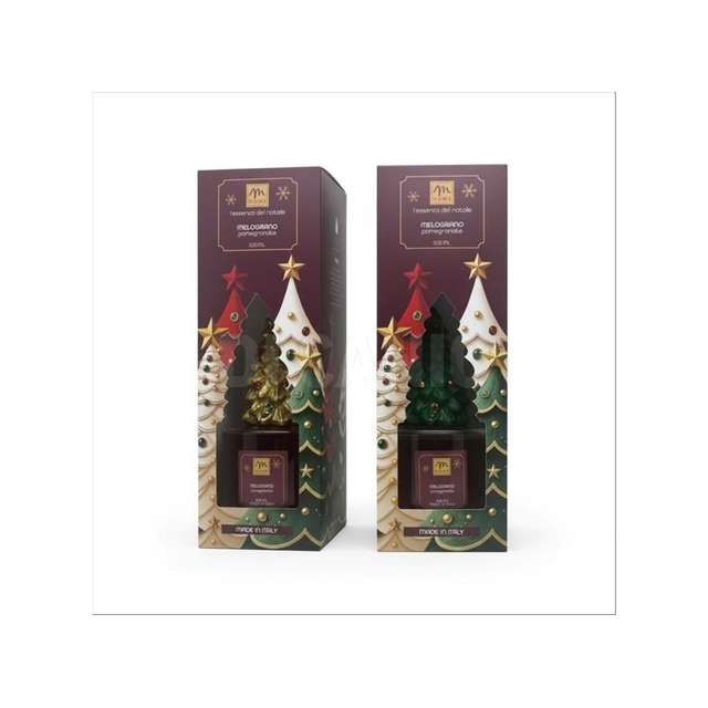 Diffusore di essenza lola 500 ml pini melograno ass. con bacchetti in cotone - Principale