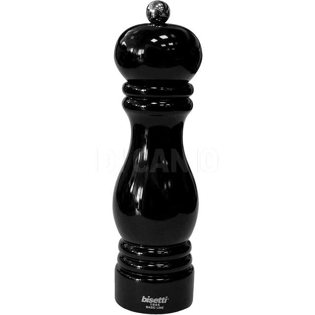 Macina pepe sorrento faggio laccato nero cm.19 bisetti - Principale