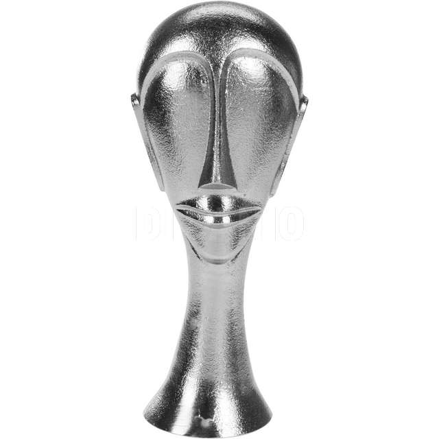 Maschera in piedi 27cm argento - Principale